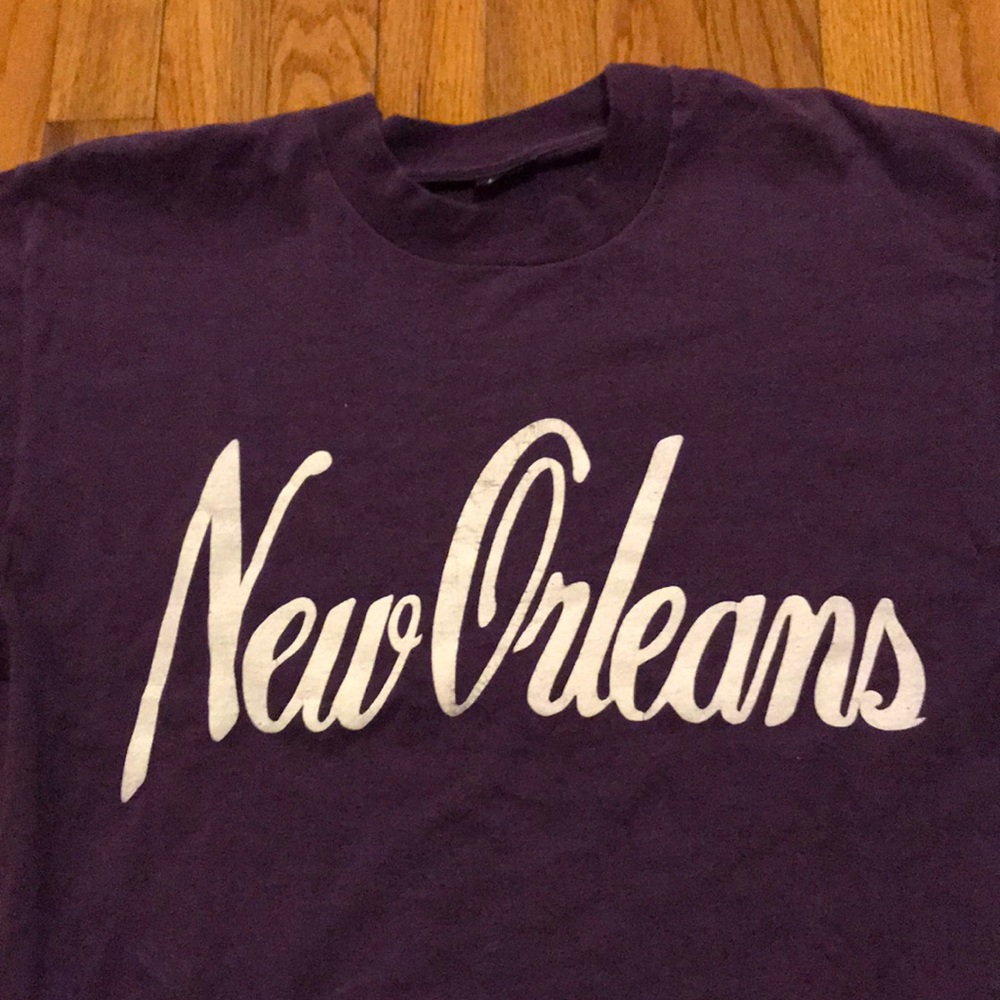 Vintage Screen Stars New Orleans T-shirt crop top - Picture 2 of 4
